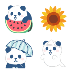 Mofumofu Pandan mini emoji(summer)