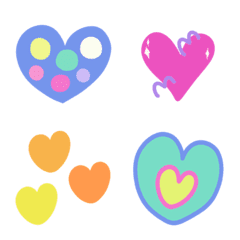 Colorful emoji: 14