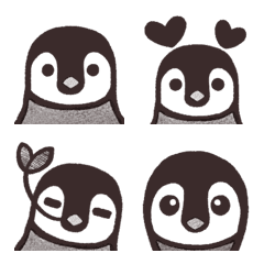 Simple pengin happy Emoji