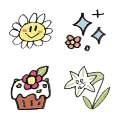 Cute flower Emoji for everyday life