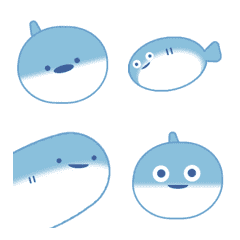 fish blue whale Animation Emoji
