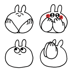 Otaku feeling Emoji : Rabbit Vol.3