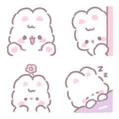 fluffy marshmallow bunny