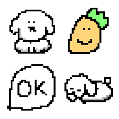 Dot Dog Emojis