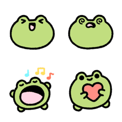 cute Frog move Emoji
