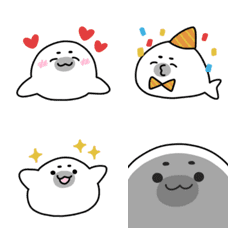rounded seal emoji