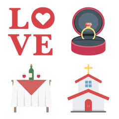 Happy Wedding Emojis Vol.3
