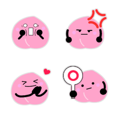 Peach easy-to-use emoji