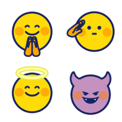 Emoji animado de smiley[bonitinho］2