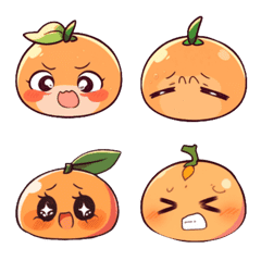 Fruit Stickers - Orange