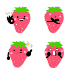 Strawberry easy-to-use emoji