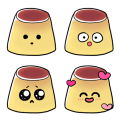 emoji pudding with a face of emotions