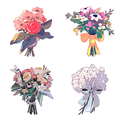 Various bouquet Emojis 5