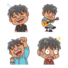 Fun emoji of Satoshi Nishimoto