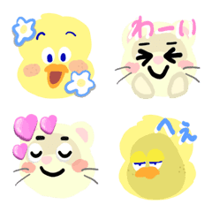 Chick and Ferret Emojis