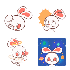 Funny Emoji! Popla Rabbit