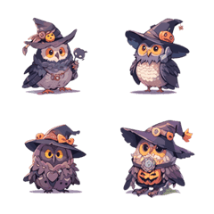 Halloween Owls