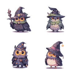 Halloween Owls Ver.2
