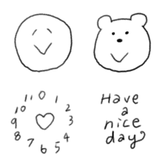 simple handwritten Emojis