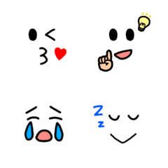 simple face emoji by.kimidoringo