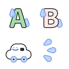 weather rain Letter Animation