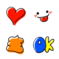 Primary color emoji
