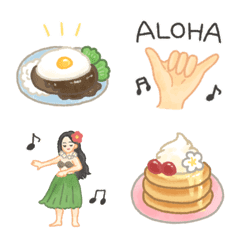 summer emoji still image version hawaii