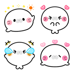Very cute seal emoji for summer :)