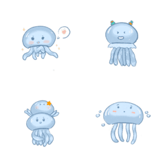Little Heart Jellyfish emoji
