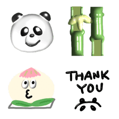 Chinese Panda emojis.