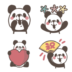Useful emoji of a surreal Panda 2
