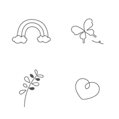 Handdrawn Simple Line Emoji 1