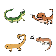 cute gecko emoji resale