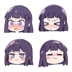 anime stickers-girl2