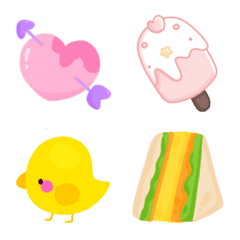 Cutie pastel things emoji