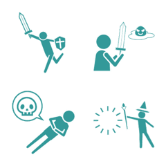 Pictograms for RPG game lovers  resale