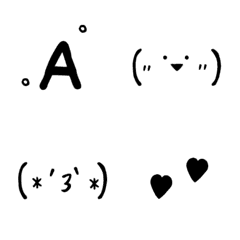 cool handwriting black simple Emoji