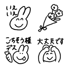 Animal greeting emojis