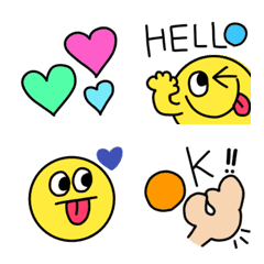 Move Smile Colorful Normally Emoji