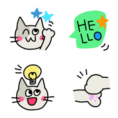Cat Cute Colorful Emoji