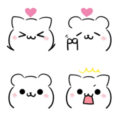 Move Emoji of cats & bear
