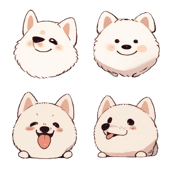 animal stickers-cute dog