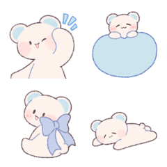 emoji fofo de urso polar