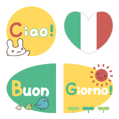 Yotsuba and Senpai, Ciao! Italiano Emoji