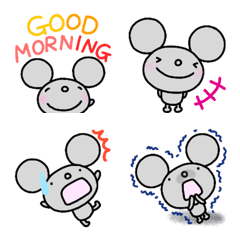 yuko's mouse (greeting) Emoji