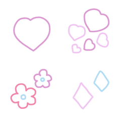 simple cute cute emoji
