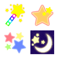Glitter cute star