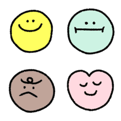 Round faces Emoji