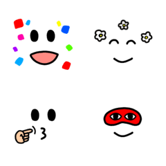 simple face emoji 2nd by.kimidoringo
