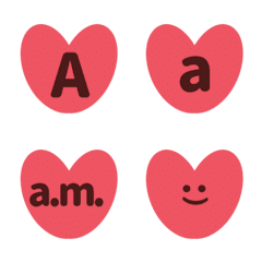 Heart red Letter Emoji